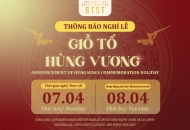 Thông Báo Nghỉ Lễ Giỗ Tổ Hùng Vương