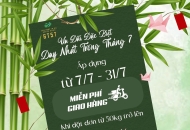 CHƯƠNG TRÌNH TRI ÂN KHÁCH HÀNG THÁNG 07