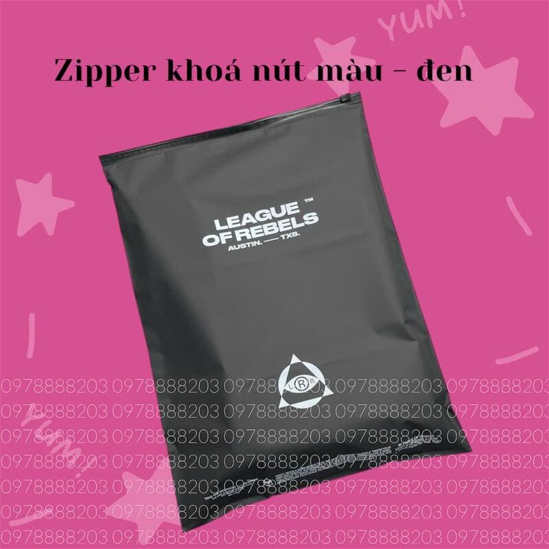 Mẫu túi zipper khóa thẩm mỹ và hiện đại được ưa chuộng 8