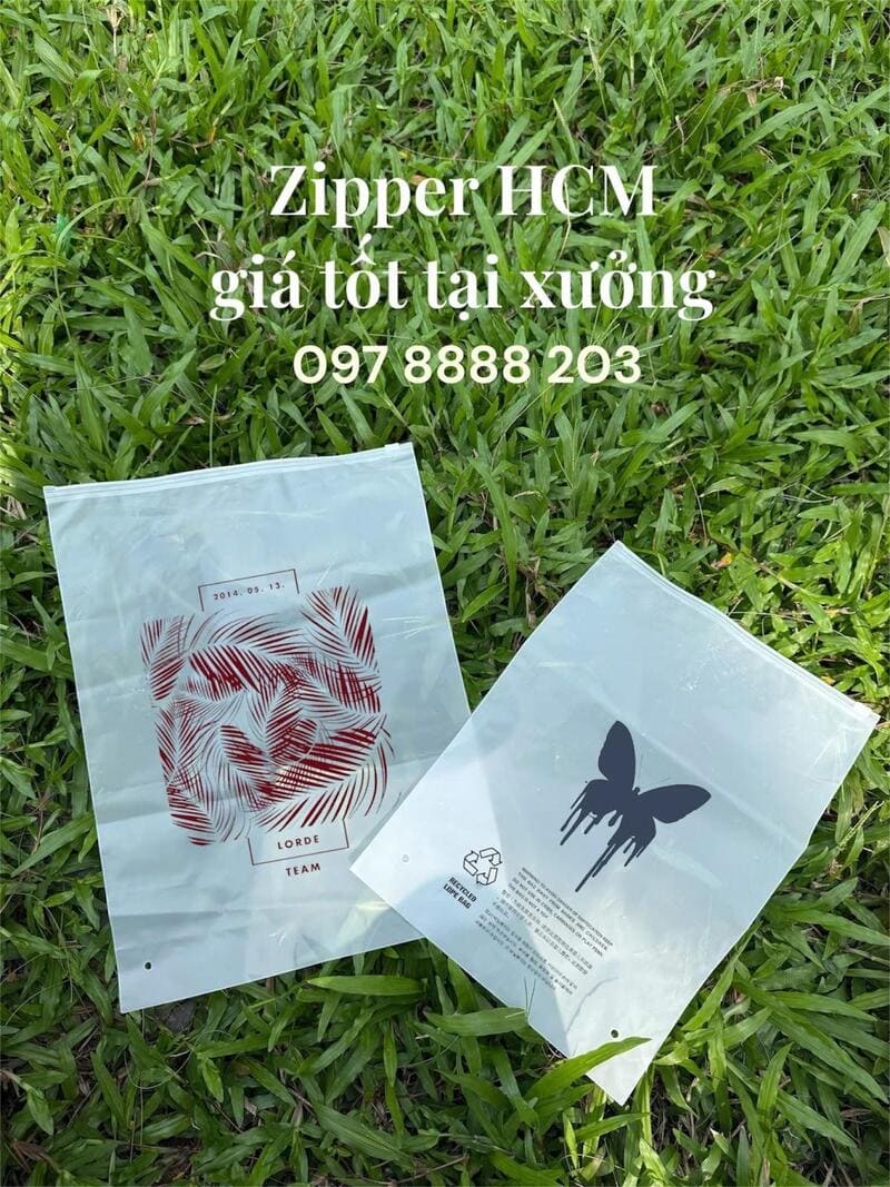 Mẫu túi zipper khóa thẩm mỹ và hiện đại được ưa chuộng 1